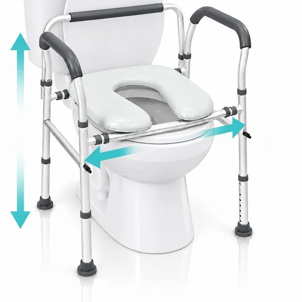 Vive Padded 3-in-1 Commode